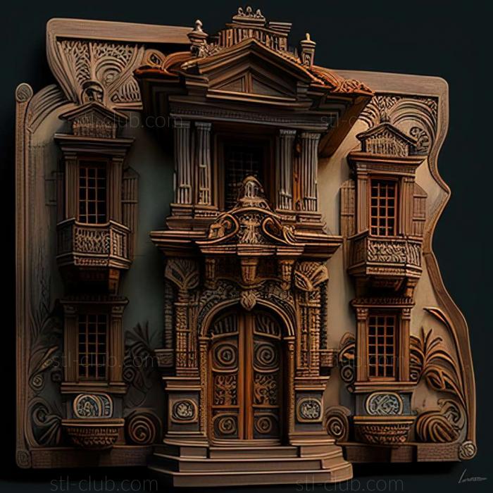 3D модель La Villa de Los Santos в Панаме (STL)